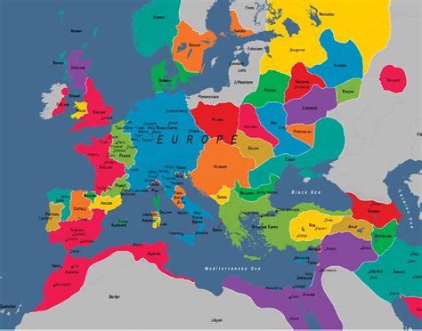 Damascus Europe Map