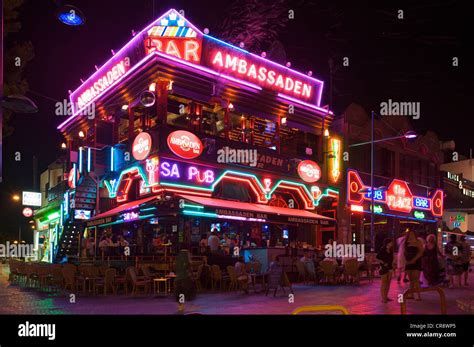 Nightlife in Ayia Napa, Southern Cyprus, Cyprus Stock Photo - Alamy