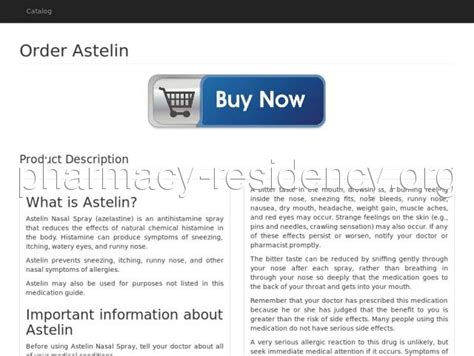 Order Astelin | Astepro 0.15 Or Astelin - Generic For Astelin Nasal Spray