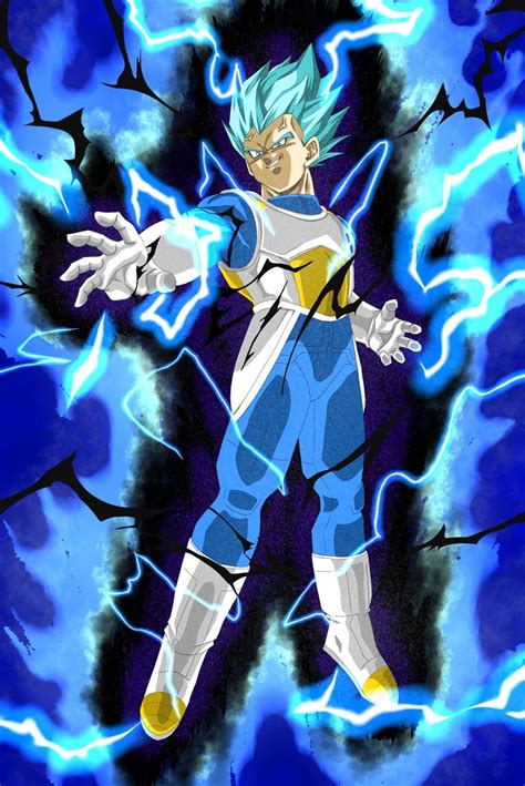 Vegeta Super Saiyan Blue (Evil Aura) in 2021 | Dragon ball super artwork, Anime dragon ball ...