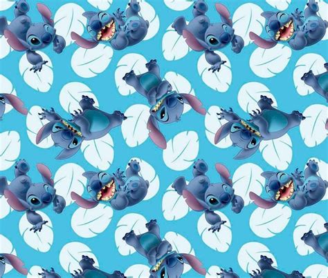 Lilo Stitch Hand Prints Wallpaper