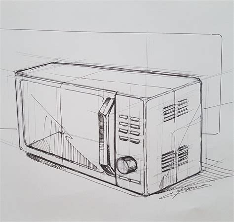 Freehand sketch, microwave nel 2024 | Disegno tecnico, Guida al disegno ...