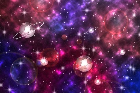 Colorful Galaxy Background Design Graphic by Ju Design · Creative Fabrica