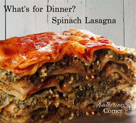 What’s For Dinner Lasagna 4 Ways – Katherines Corner