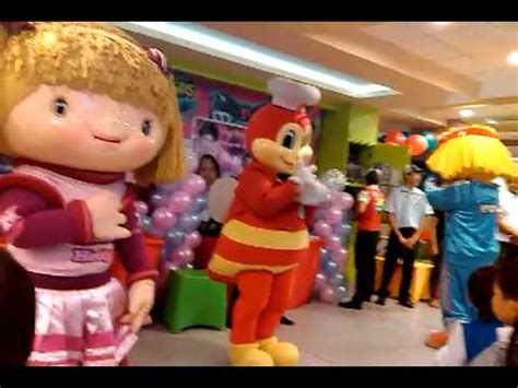 Jollibee,Hetty and Popo dance to the tune of "I'm Your Friend" - YouTube