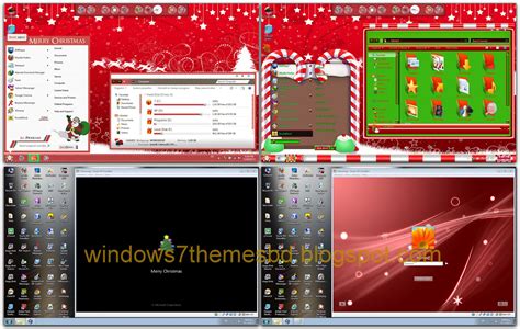 Christmas Skin Pack For Windows 7 ~ Windows 7 Themes | Windows 7 SkinPack