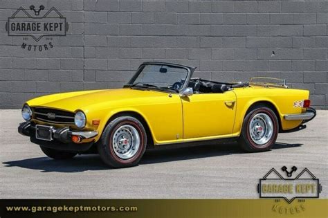 1976 Triumph TR6 Inka Yellow Convertible 2.5L I6 2041 Miles for sale - Triumph TR-6 1976 for ...