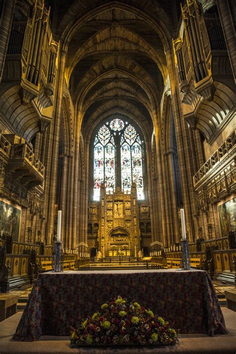 Interior Of Liverpool Cathedral Free Stock Photo - Public Domain Pictures