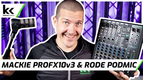 Mackie ProFX10v3 & Rode PodMic | Setup & Review