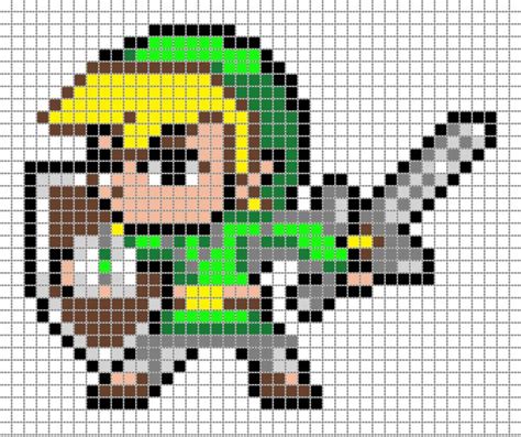 Link Pixel Art Grid by Matbox99 on deviantART | Link pixel art, Pixel ...