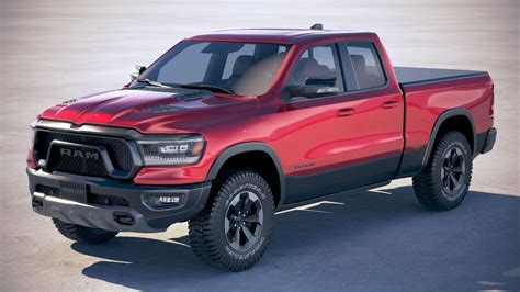 Dodge RAM 1500 Rebel 2019 3D model | CGTrader