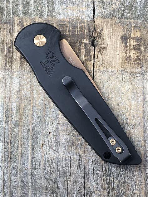 Protech Knives TR-3 Elite 20th Anniversary Rose Gold Auto - EDC ...