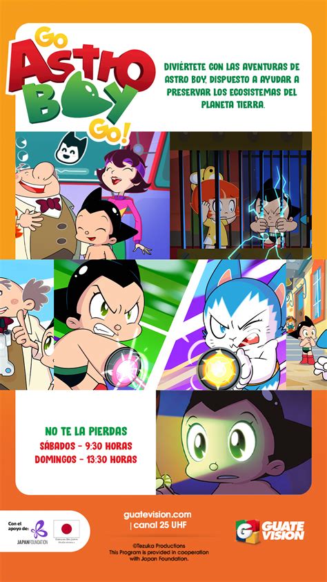 Por última vez se transmitirá el animé "Go Astro Boy Go!” en Guatevisión | Embajada del Japón en ...