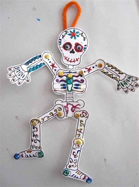 Skeleton Craft Perfect for Halloween & Día de Los Muertos Tinybeans