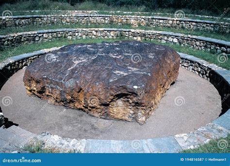 Hoba Meteorite - The Largest Meteorite Ever Found Stock Photography ...