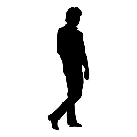 Silhouette Man Walking Free Stock Photo - Public Domain Pictures