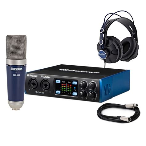 Presonus Studio 26C Audio Interface Recording Bundle at Gear4music