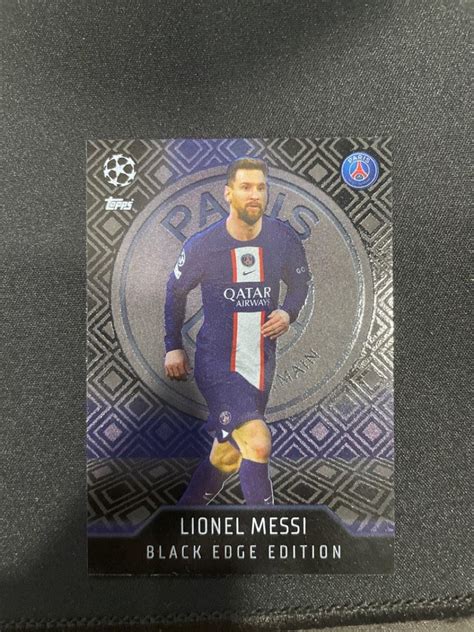 Lione Messi : Black Edge Edition Match Attax 22/23, Hobbies & Toys, Toys & Games on Carousell