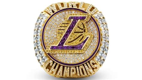 2020 Los Angeles Lakers Championship Ring Details