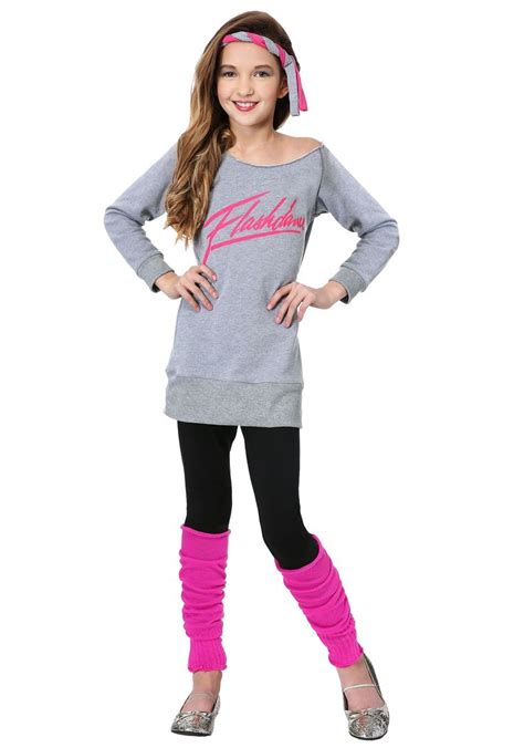 Officially Licensed Kid's Flashdance Costume | Flashdance costume ...