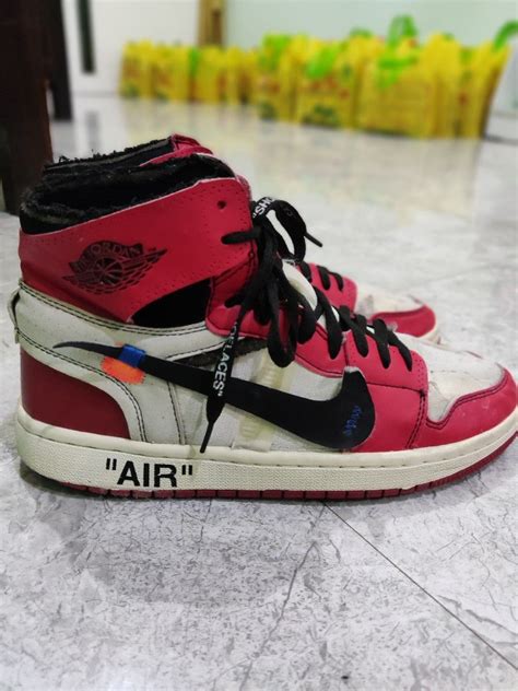 Nike air Jordan colab off white on Carousell