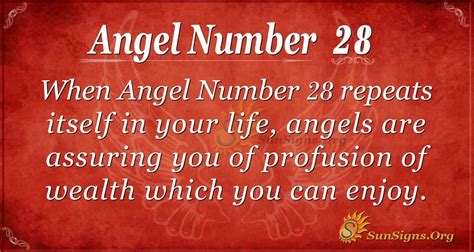 Angel Number 28 Meaning - A Symbol Of Wealth And Joy - SunSigns.Org