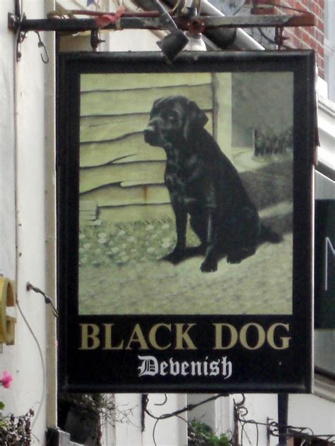 Weymouth Black Dog Pub Sign Dorset | Great pub sign from Wey… | Flickr