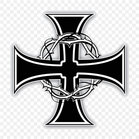 High Cross Knights Templar Seal Christian Cross Tattoo, PNG, 894x894px, High Cross, Black And ...