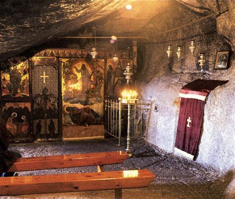 The cave where St. John received his visions in Patmos (I was here on Easter Sunday a few years ...