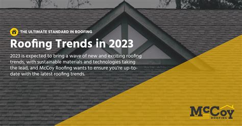 Roofing Trends in 2023 | McCoy Roofing