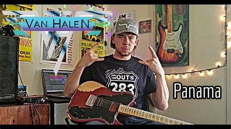 VAN HALEN | Panama | Guitar Solo Cover - YouTube