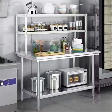 AOSEN STORES table kitchen foldable table stainless kitchen table ...