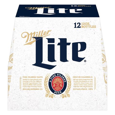 Miller Lite Beer 12 pk Bottles - Shop Beer at H-E-B