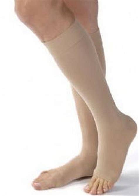 Jobst Petite Opaque Open Toe Knee High 30-40 mmHg Compression Stockings