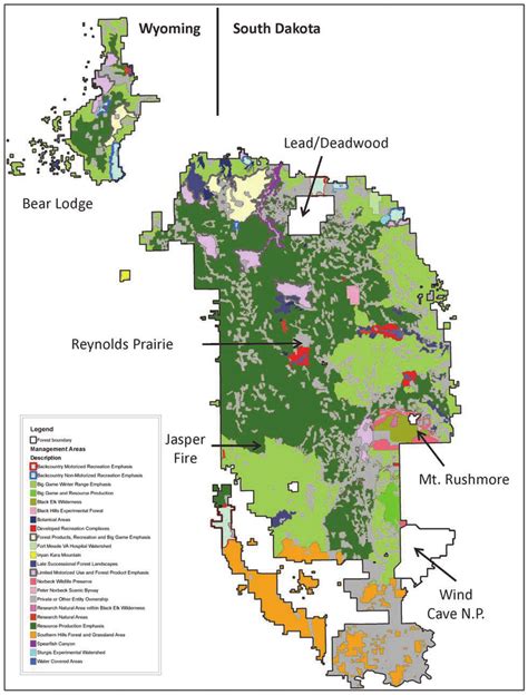 Black Hills National Forest Map - Maps For You