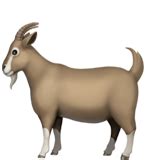 🐐 Goat Emoji on Apple iOS 11.3