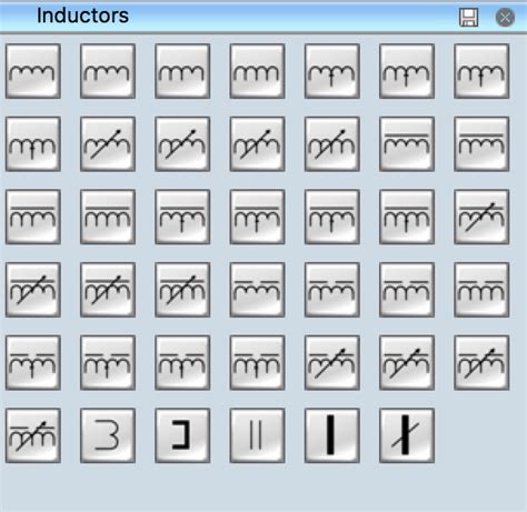 Air Core Inductor Symbol