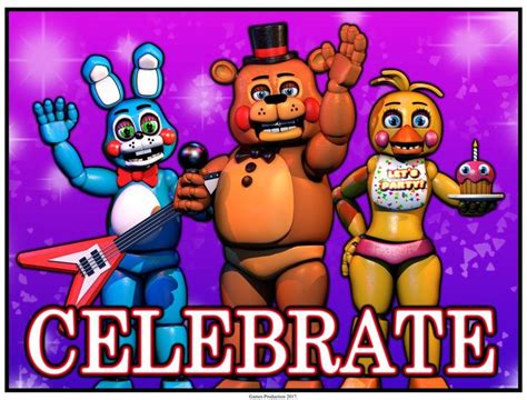 FNAF 2 - Celebrate Poster by GamesProduction on DeviantArt | Fnaf, Fnaf ...