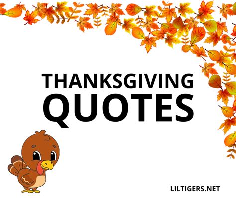 100 Best Thanksgiving Quotes for Kids - Lil Tigers