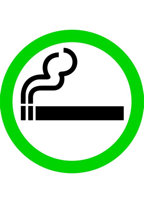 Clipart - Smoking Area