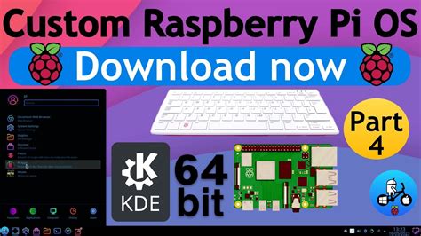 My Linux setup part 4 64bit KDE Plasma Raspberry Pi 4 /400. Download links - YouTube
