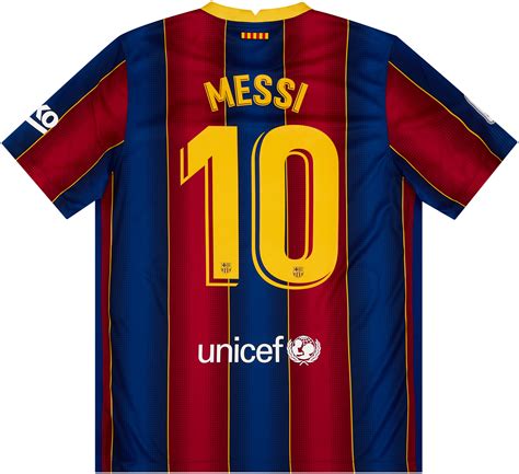 2020-21 Barcelona Home Shirt Messi #10 - Mint 10/10 - (L)