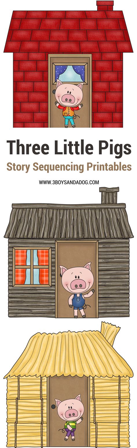 Printable Three Little Pigs Story - Printable Word Searches