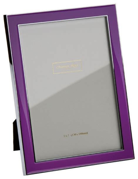 Addison Ross Purple Enamel Frames - Contemporary - Picture Frames - by ...