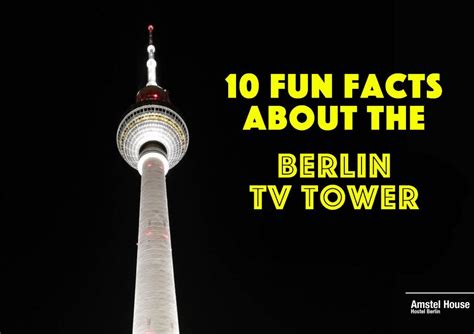 10 fun facts about the berlin tv tower - fersehturm fun facts