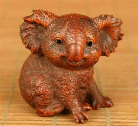 Hand Carved Miniature 'Koala' - Artifacts World