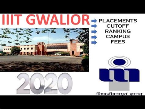 IIIT Gwalior Review 2020. ABV-IIITM- Placements, Cut-off, Ranking, College life etc I JEE MAIN ...