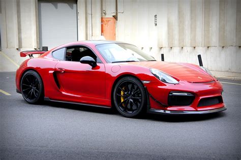 Porsche Cayman GT4 For Sale - Red • DeMan Motorsport