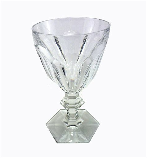 SOLD French Crystal Baccarat Harcourt Vintage Wine Glasses, Set of 11 | Jill Fenichell, Inc.