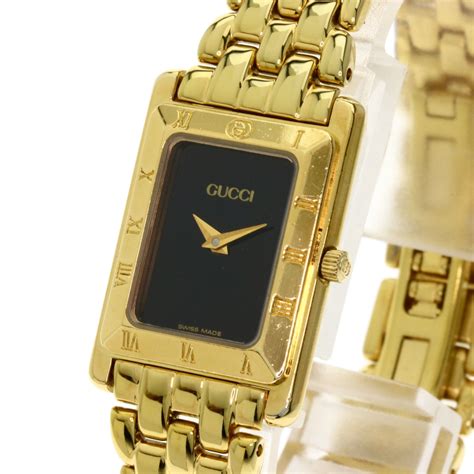 GUCCI Square face Watches 4200L Gold Plated/Gold Plated Ladies | eBay